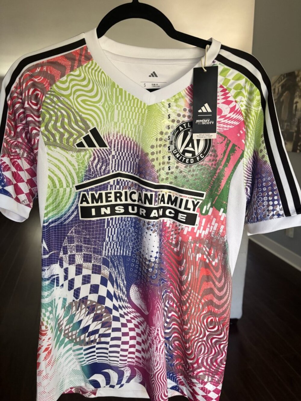 Adidas Atlanta United 2025 Pride Jersey Mens S KB5377 New With Tags